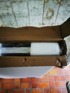 Gut verpackt, damit nichts kaputt geht auf dem Weg